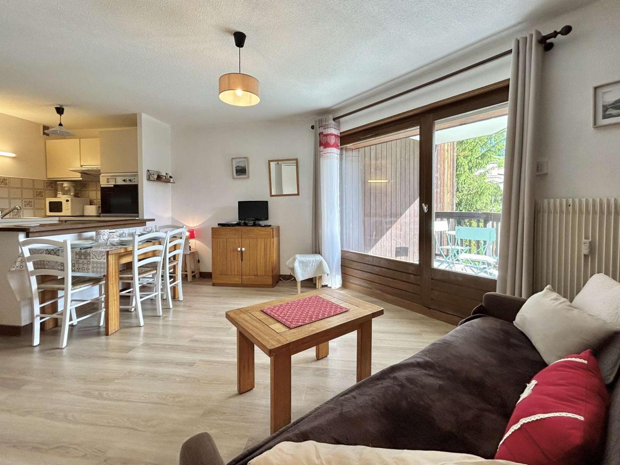 Studio Avec Piscine Chauffee, Tennis & Balcon - 4 Couchages A Megeve - Fr-1-597-14 Екстер'єр фото